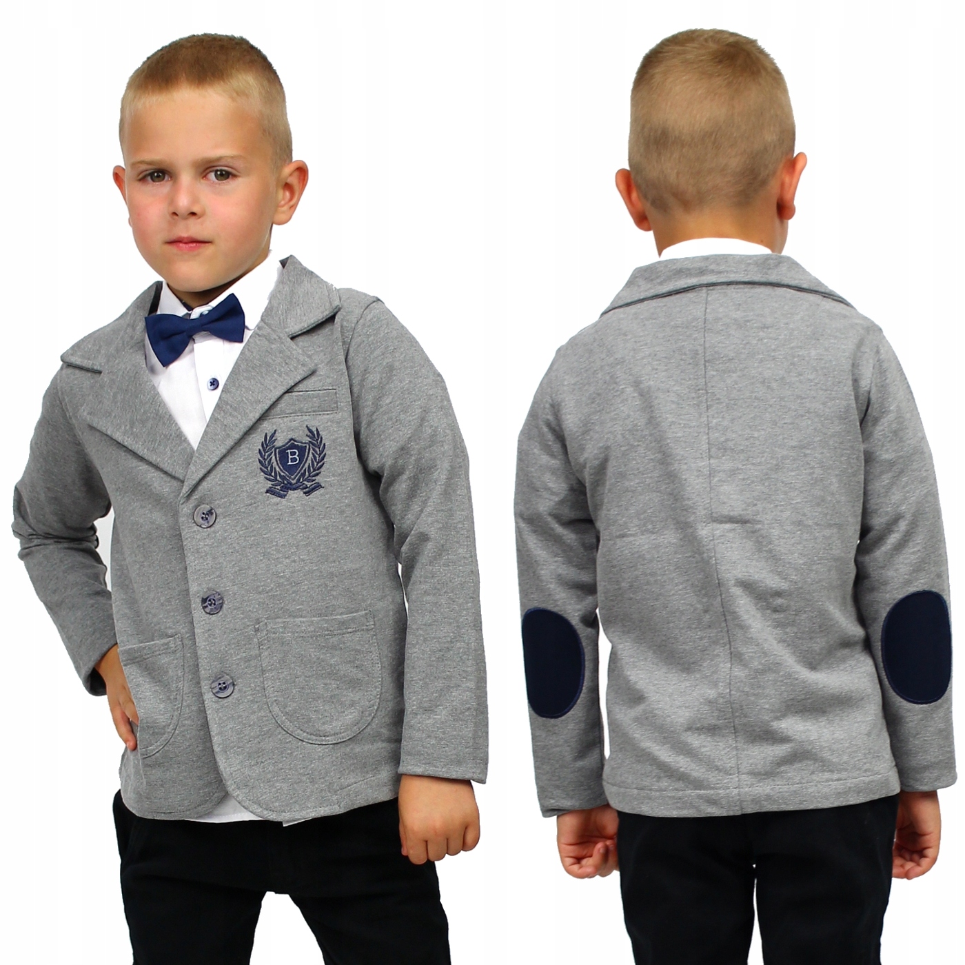 

Dresowa Marynarka Z Łatkami Szara Breeze 116 720X