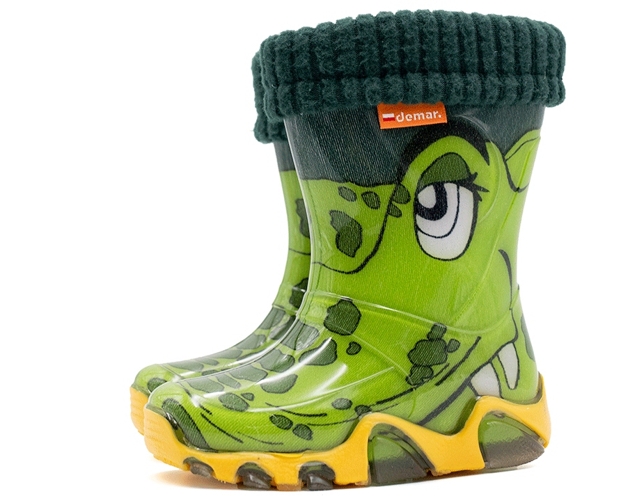 KALOSZE dziecięce OCIEPLANE krokodyl PRZEDSZKOLE gumiaczki dla dzieci Demar Bohater / Bajka brak