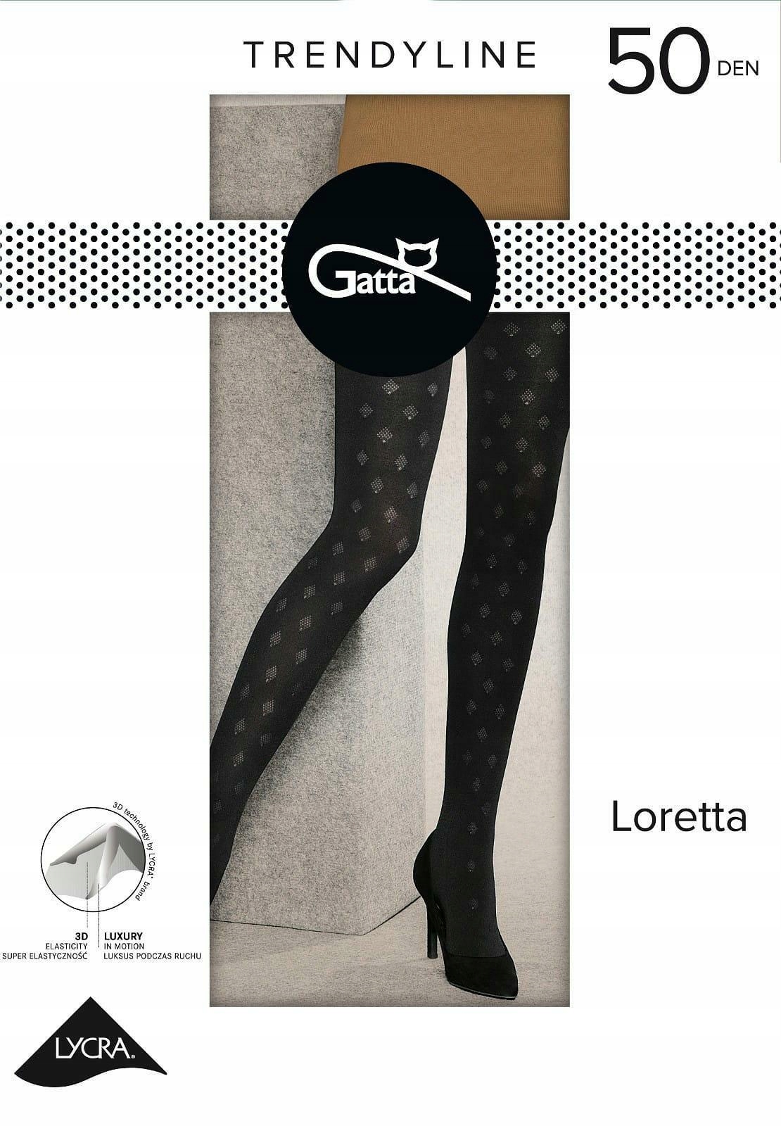 

Gatta Loretta Rajstopy dam. wz.123 wz.123/2-S/Nero