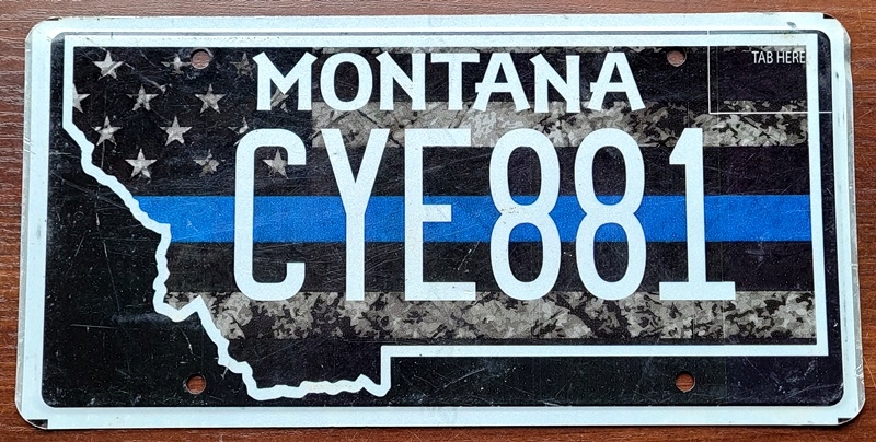 Montana - tablica rejestracyjna z USA