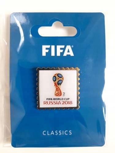 Odznaka Mistrzostwa Świata Rosja 2018 FIFA Stan opakowania oryginalne
