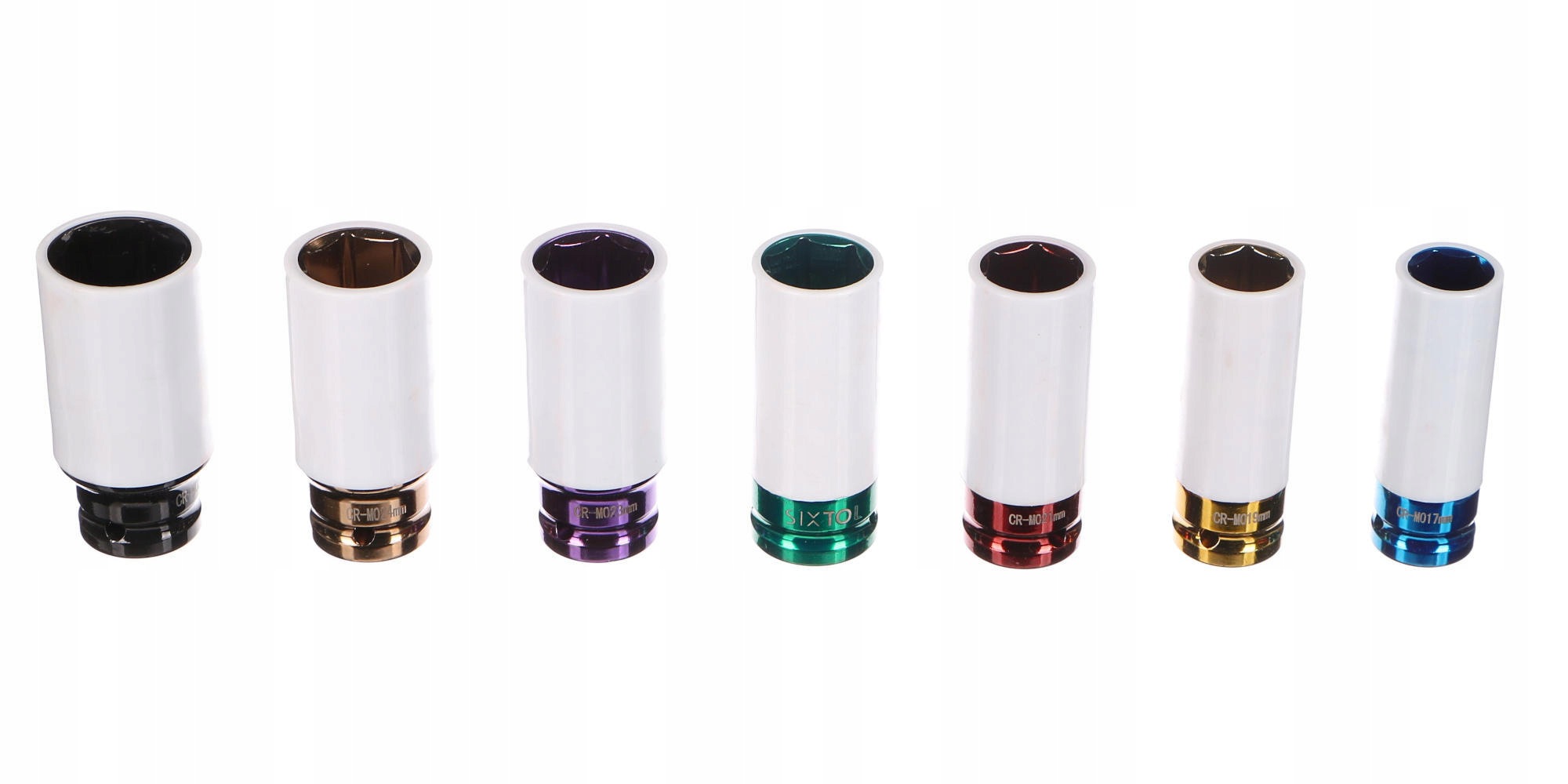 Rázové hlavice Mechanic Impact 4, 1/2", 7ks
