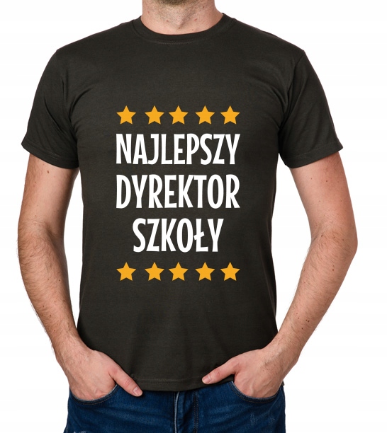 

koszulka Najlepszy Dyrektor Szkoły prezent