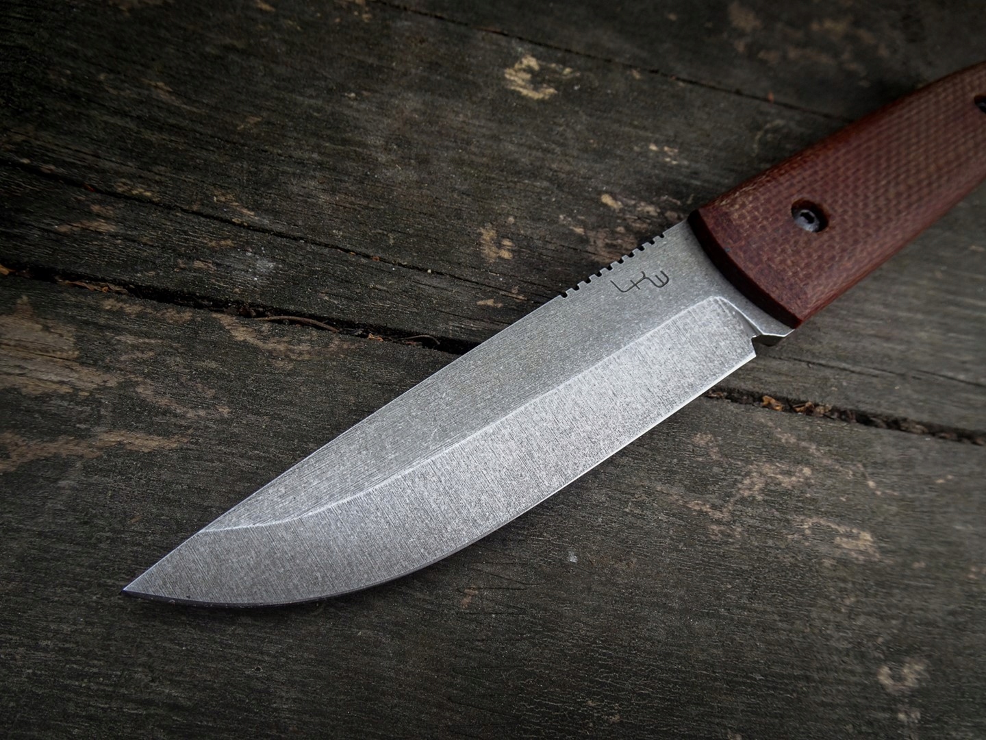 Lkw Nůž Modern Pukko 111 mm O2 K720 micarta pochva Kydex