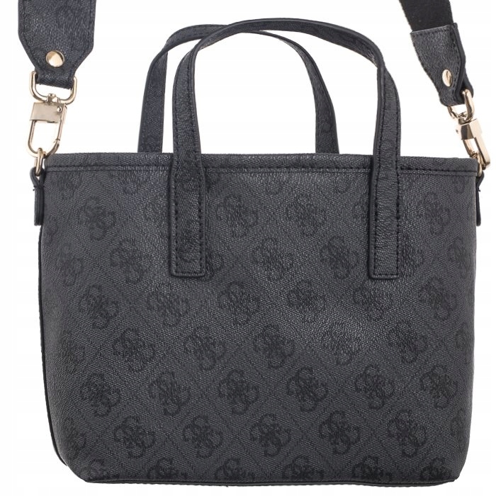 Damska Torebka Guess Latona Mini Tote HWSG92 11750 Coal Logo Szara Stan opakowania oryginalne