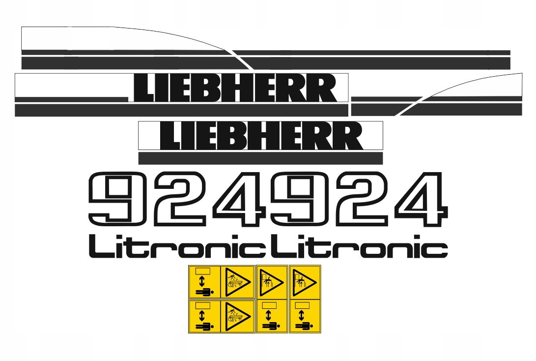 Samolepky samolepka Liebherr 924