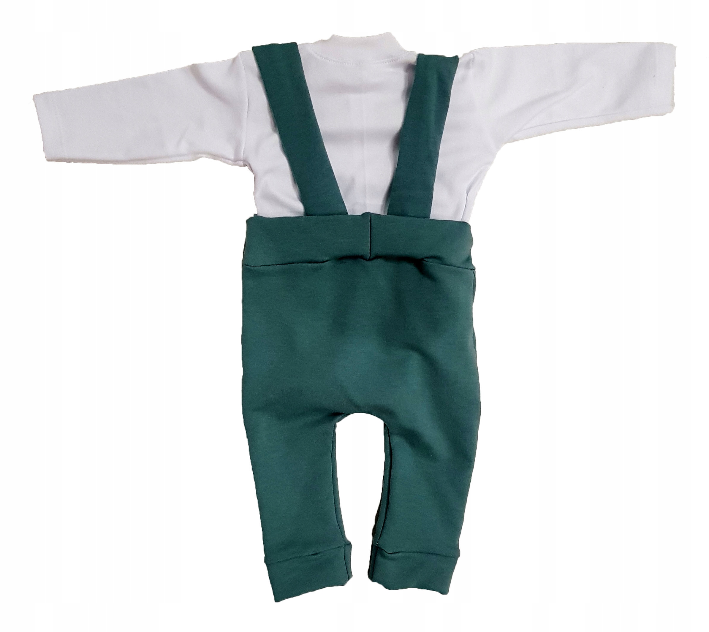 ZESTAW body mucha szelki spodnie CHRZEST ROCZEK 62 Wiek dziecka 3 m +