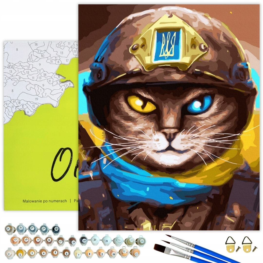 Malování Podle Čísel Kočka Obrázky Pro Malování podle čísel S Rámem Oh Art
