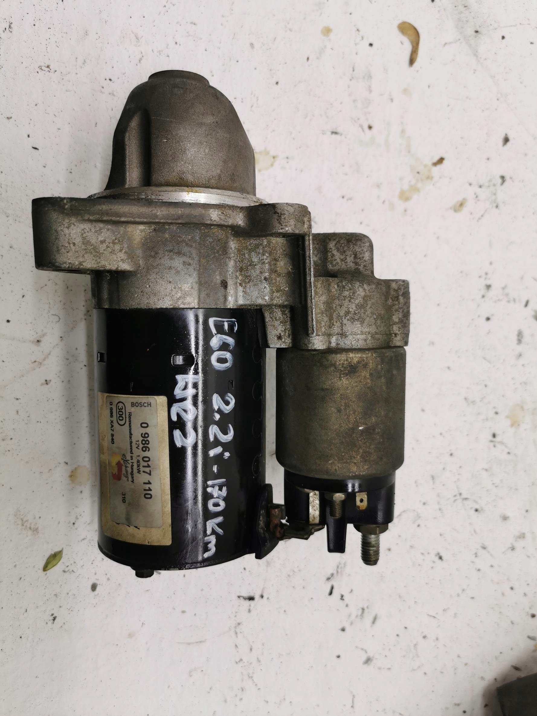 startér MOTORU BMW SERIA 5 E60 E61 0986017110