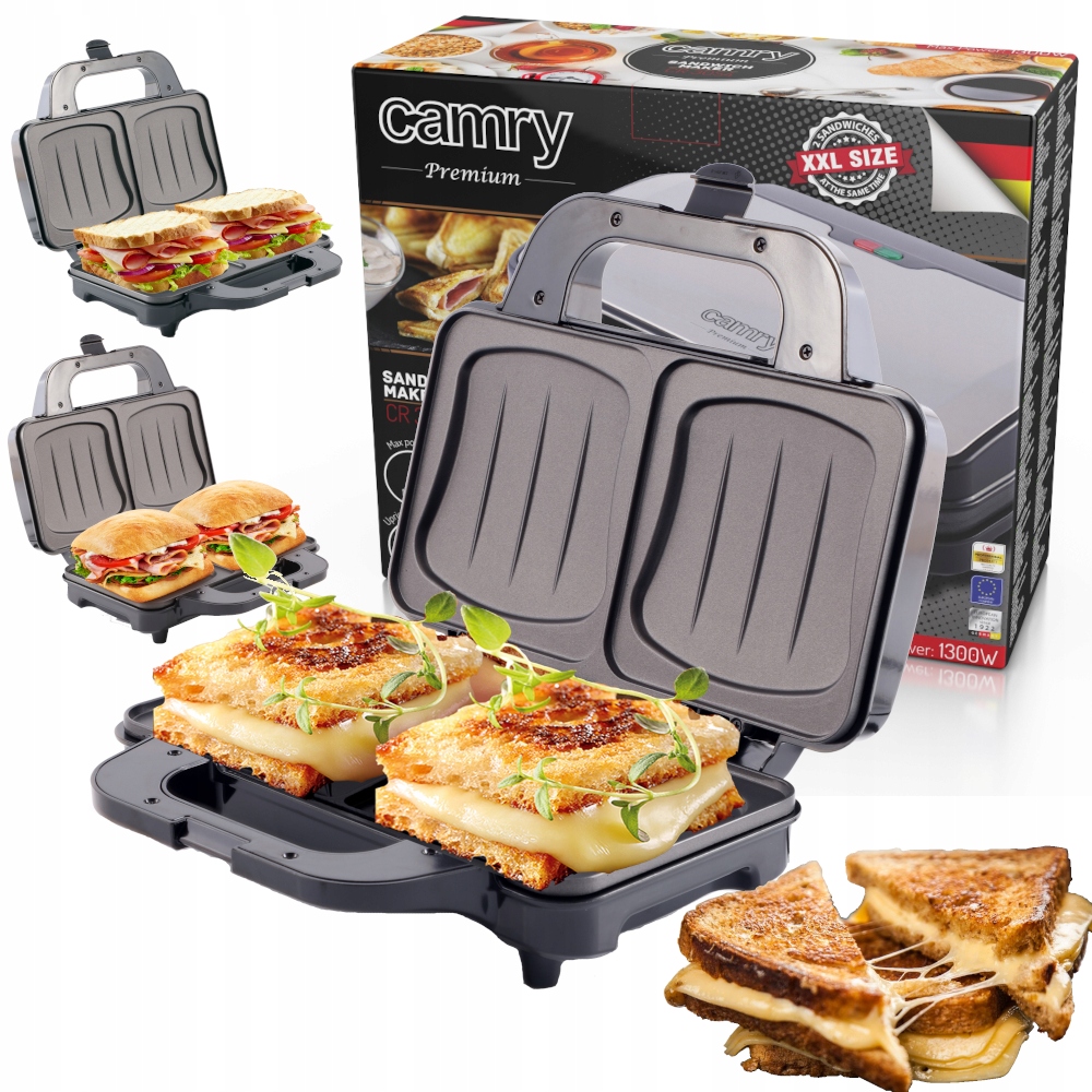 

Opiekacz Toster Kanapek Sandwich Maker XL 1300W