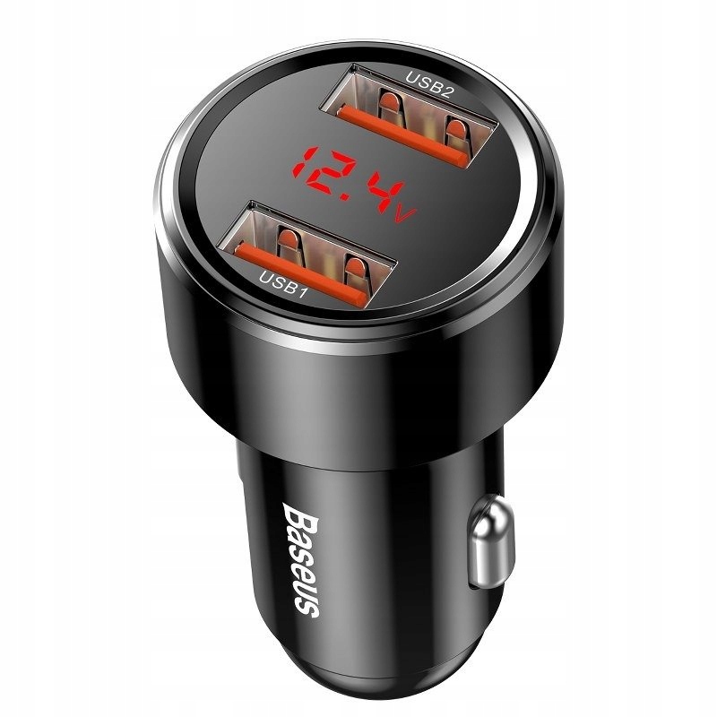 

Ładowarka samochodowa Baseus Magic 2xUSB QC3.0 45W