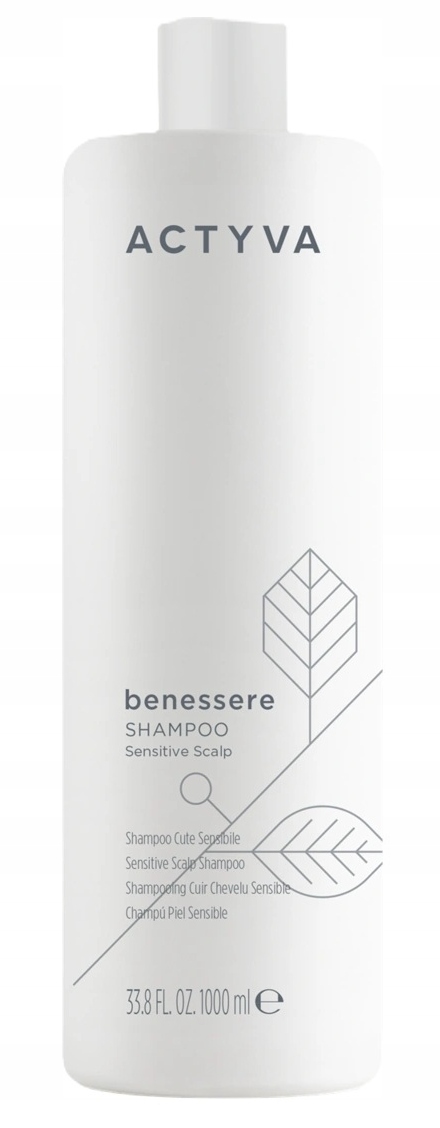Kemon Actyva Benessere Szampon Nawilżający Do Wrażliwej Skóry Głowy 1000ML