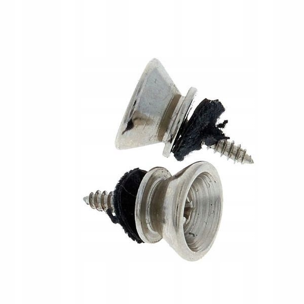 Strap Knob Set Chrome zaczepy do paska gitarowego Harley Benton