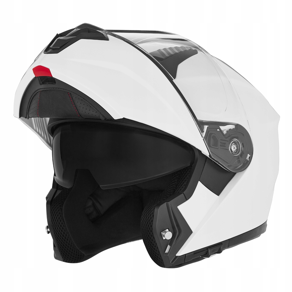 Prilba Nox N968 L Biely lesk