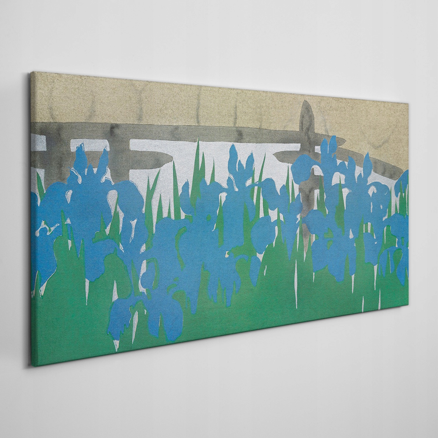 

Nowoczesny foto-obraz na płótnie Kwiaty 100x50 cm