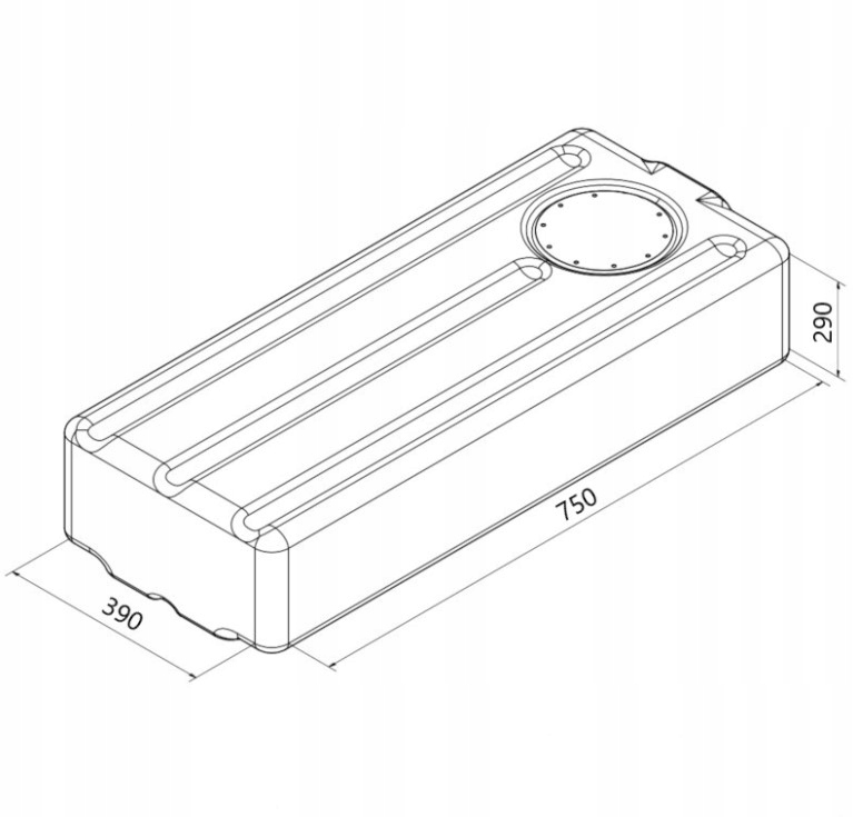 ZBIORNIK NOVEMBER 77 L DO WODY PITNEJ I SZAREJ Marka inny
