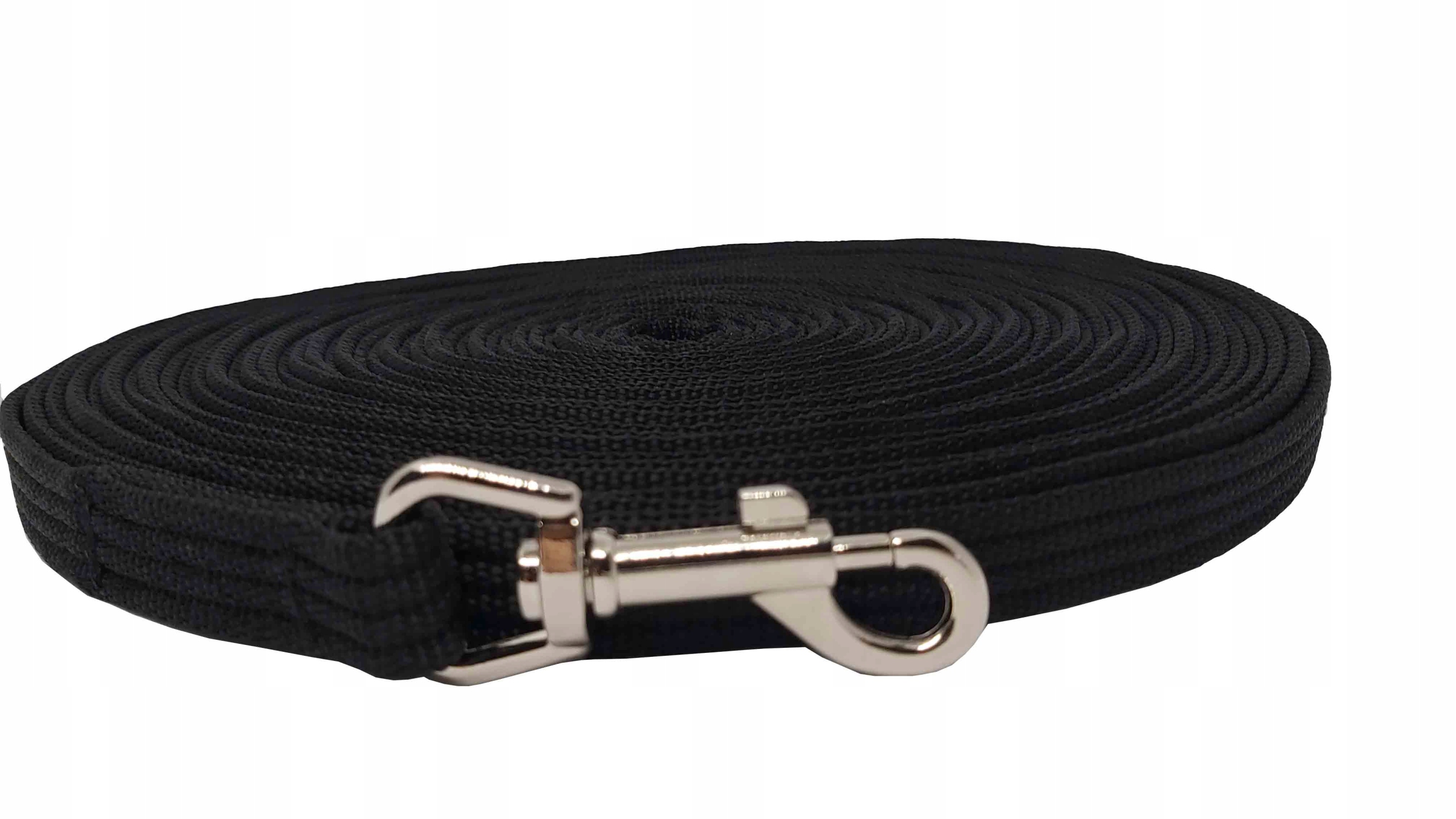 

Smycz treningowa taśma 10 m 20mm czarna