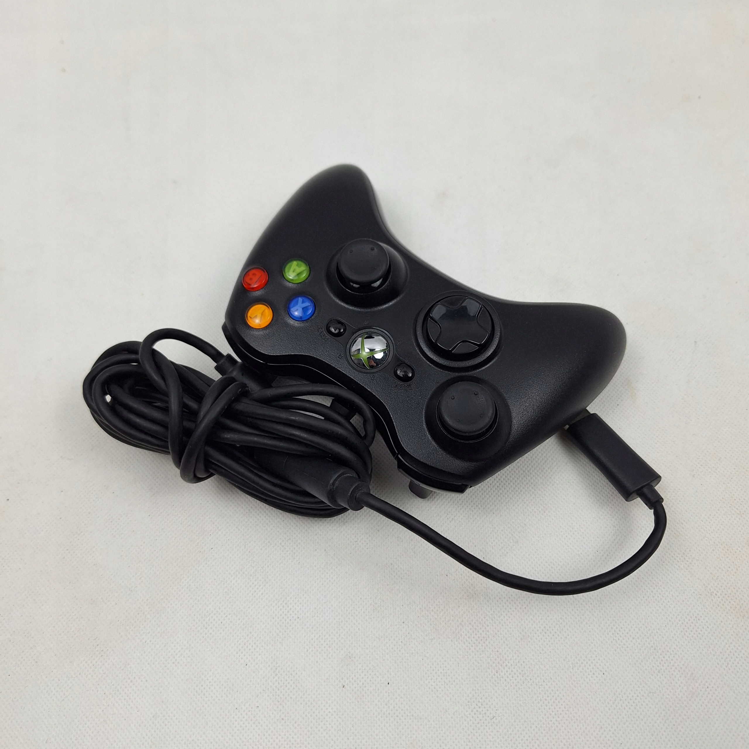 ORYGINALNY PAD PRZEWODOWY CZARNY MICROSOFT DO XBOX 360 PC X360 SOLIDNY!!! Kolor czarny