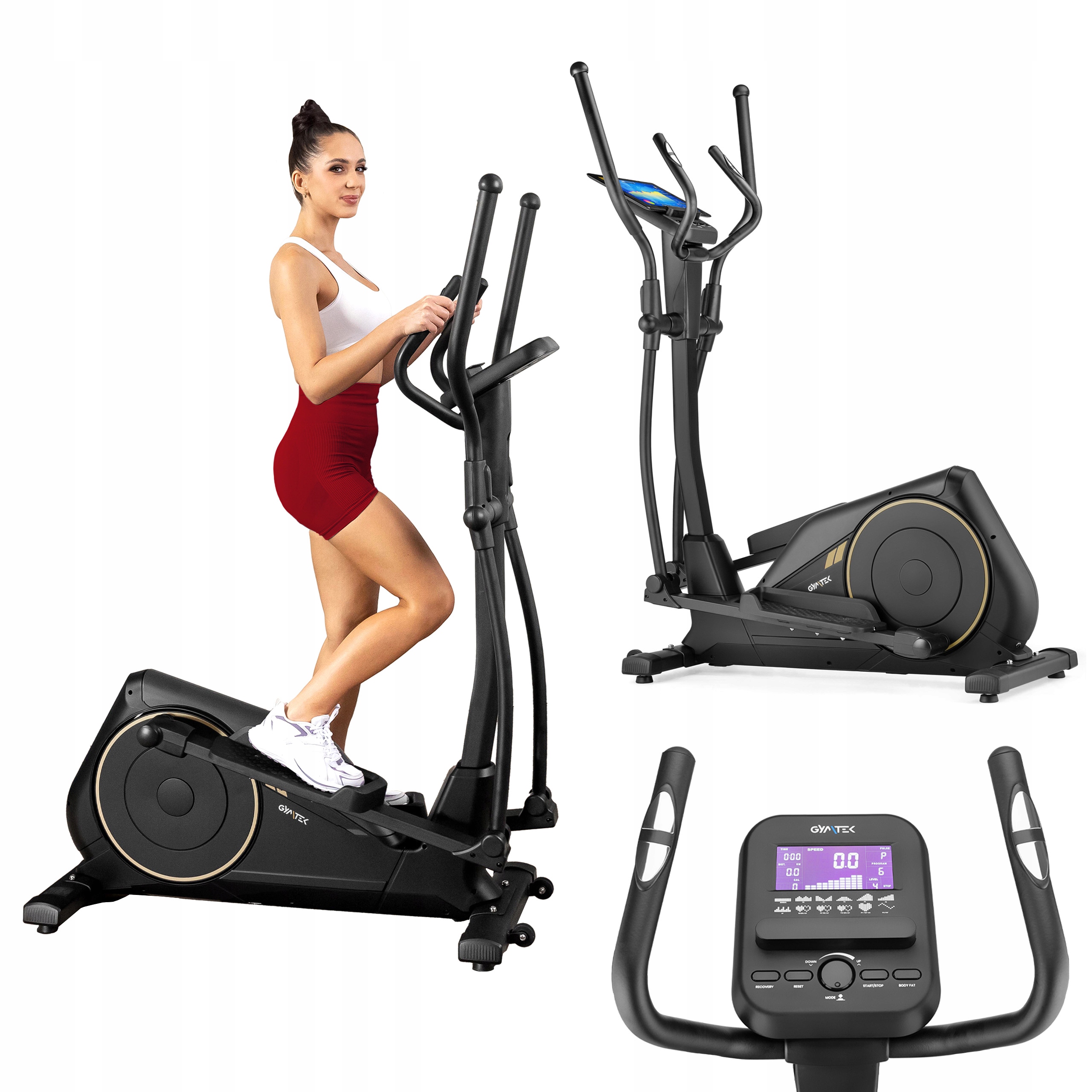 Orbi-trek Magnetyczny Trenażer Eliptyczny XC4500 Sensory Dotykowe Gymtek