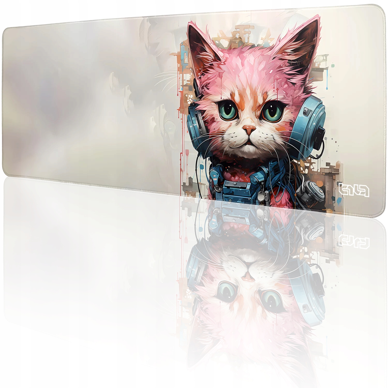 Podkładka Pod Mysz Gamingowa Kot ze Złomowiska 80x30 Tilt XXL Duża