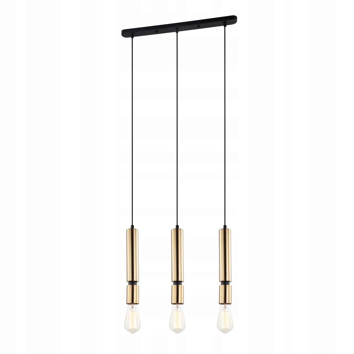 Trojitá závesná lampa Torla na lište do jedálne