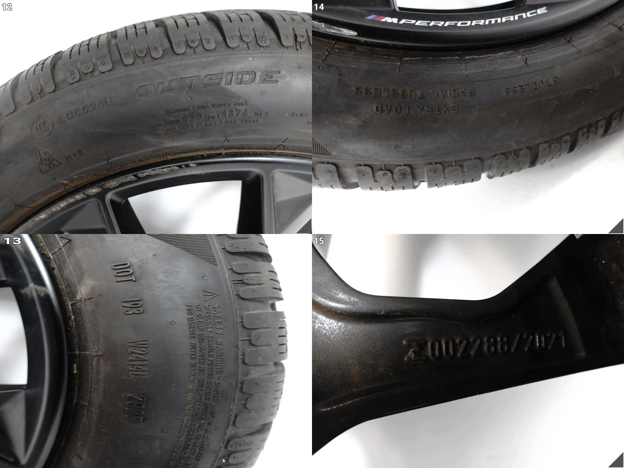 BMW 5 G60 G61 M PERFORMANCE disk hliníkový 8,5x19 ET29 5x112 cerný MAT