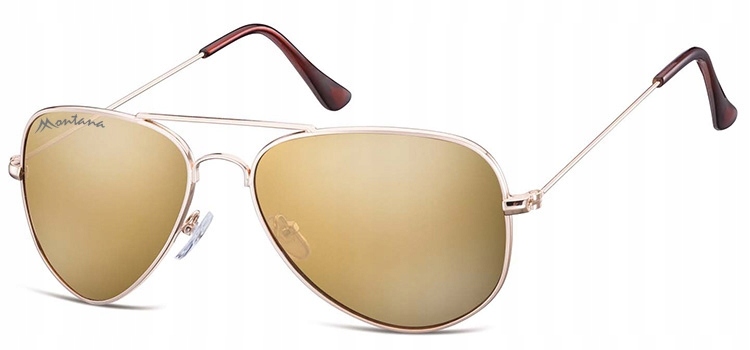 

Pilotki Okulary Lustrzane Aviator Przeciwsłoneczne