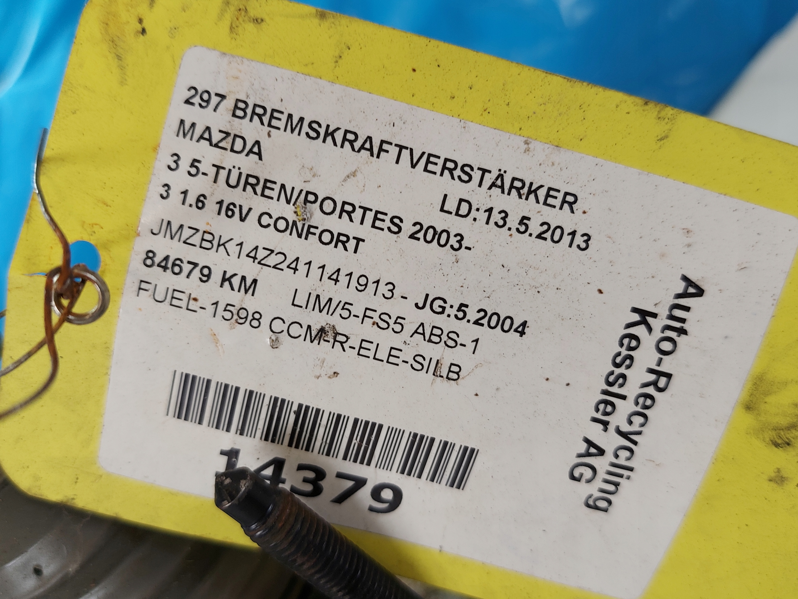 servo pump MAZDA 3 037863-6600 1.6 B