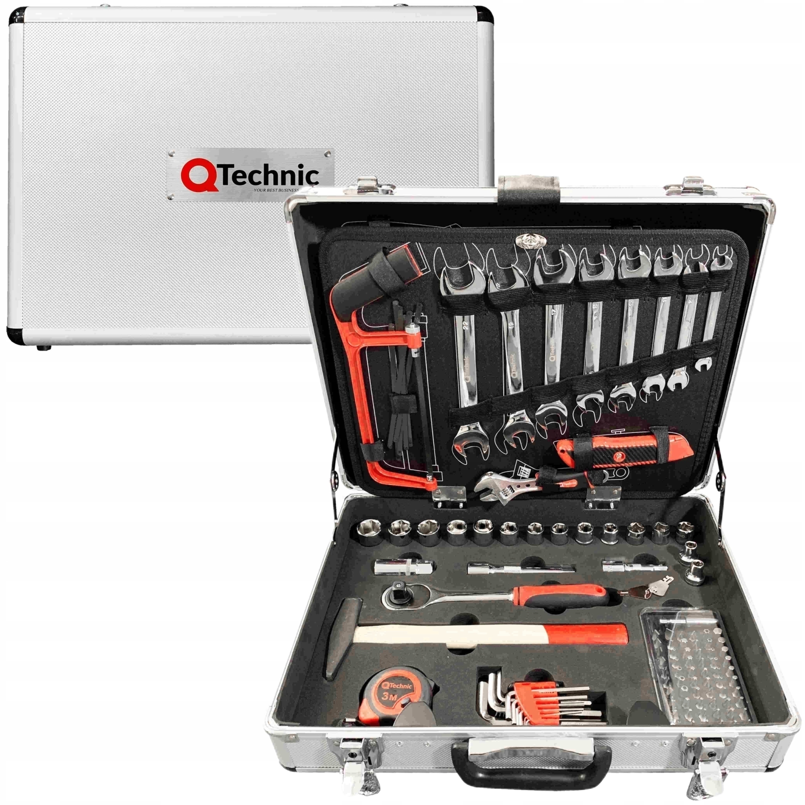 ЧЕМОДАН QTECHNIC С ИНСТРУМЕНТАМИ 149 EL. QTCASE-001