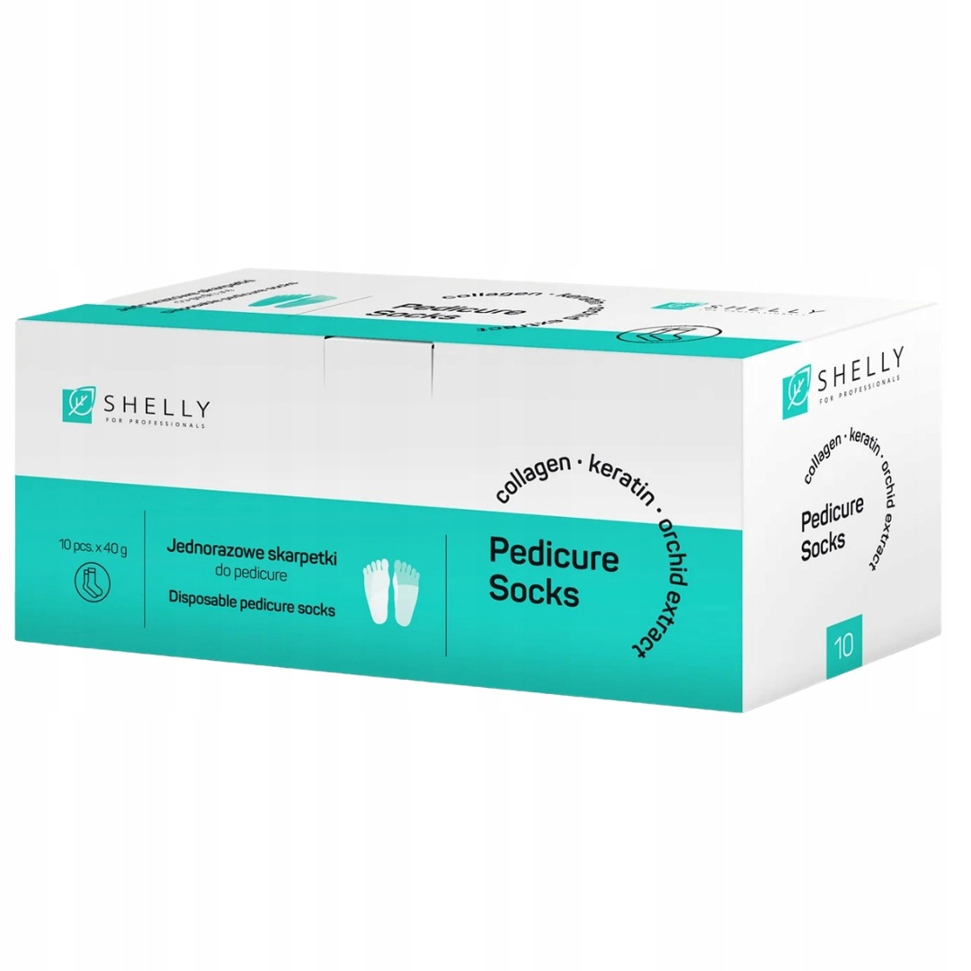 Shelly Skarpetki jednorazowe do pedicure Pedicure Socks 10 sztuk