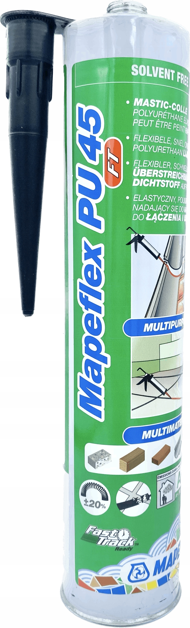 

Uszczelniacz Mapeflex PU45 Mapei 300ml 120 czarny