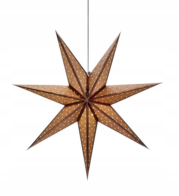 Závěsná hvězda 45 cm hnědá Glitter 705793 Markslojd
