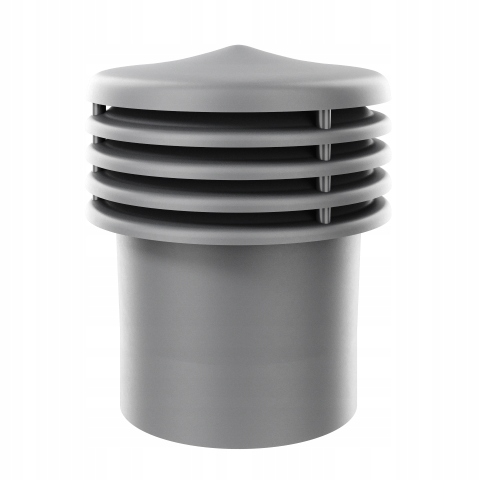 WYWIETRZAK DASZEK WENTYLACYJNY KOMINEK GRAFIT 200