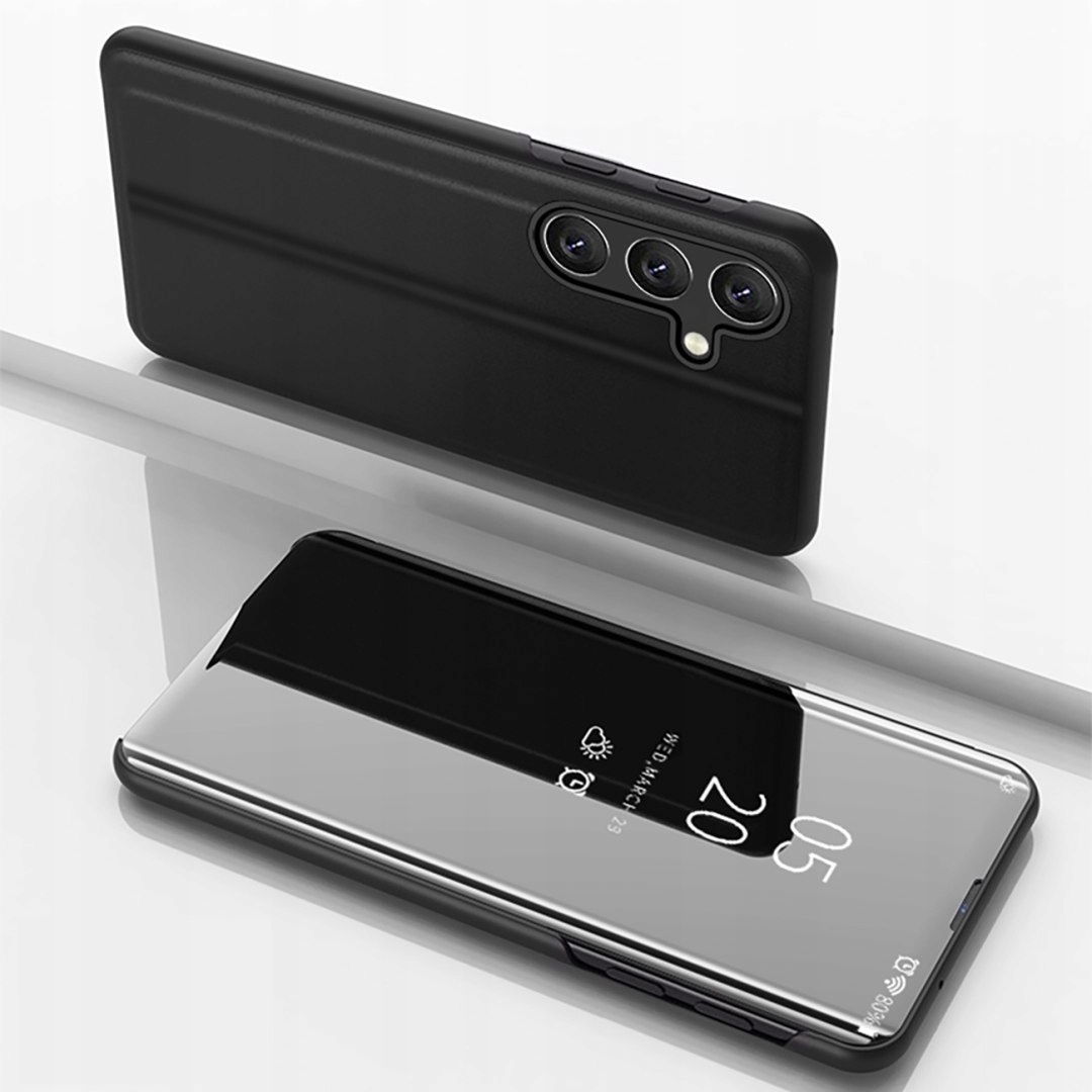 Etui pokrowiec ochronny do Samsung Galaxy S24 Fe Clear View Case czarny