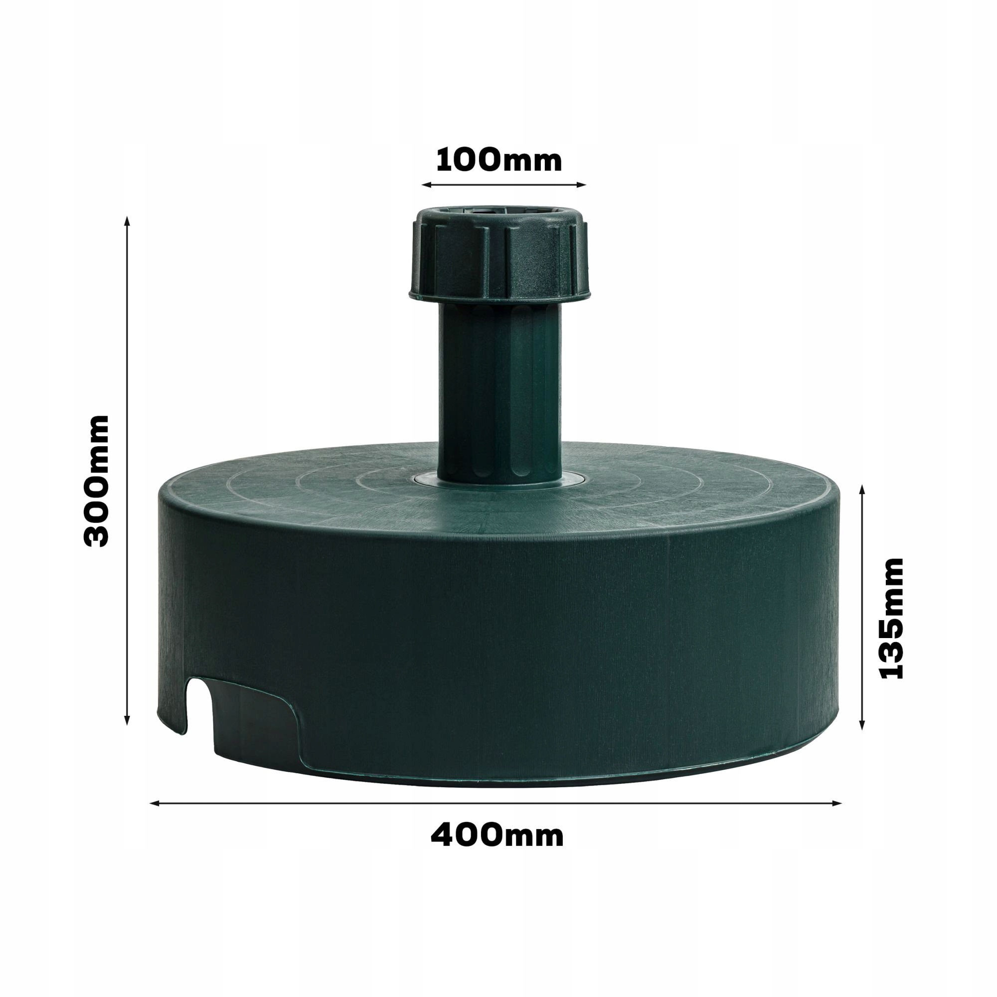 Stojak Podstawa Parasol Ogrodowy Okrągły Zielony Producent Botle