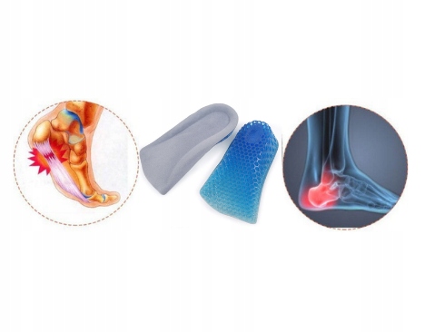 PODWYŻSZAJĄCE WKŁADKI DO BUTÓW 2CM SPORTOWE ŻELOWE Rodzaj żelowe