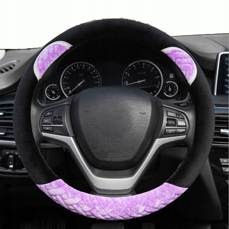 POKROWIEC NA KIEROWNICE FIOLET MIŚ PREZENT INSTA
