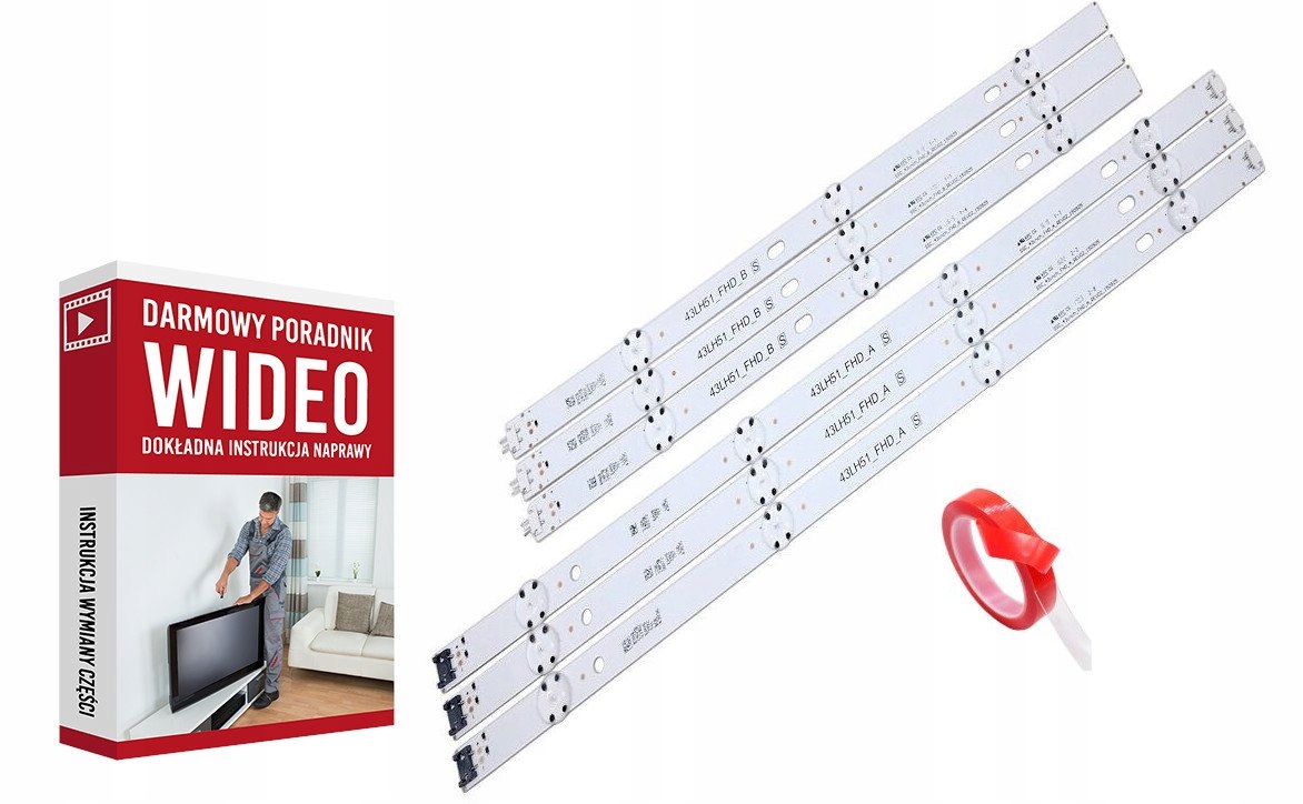 LISTWY LED 43LJ515V 43LH510V 43LH570V 43LH511T