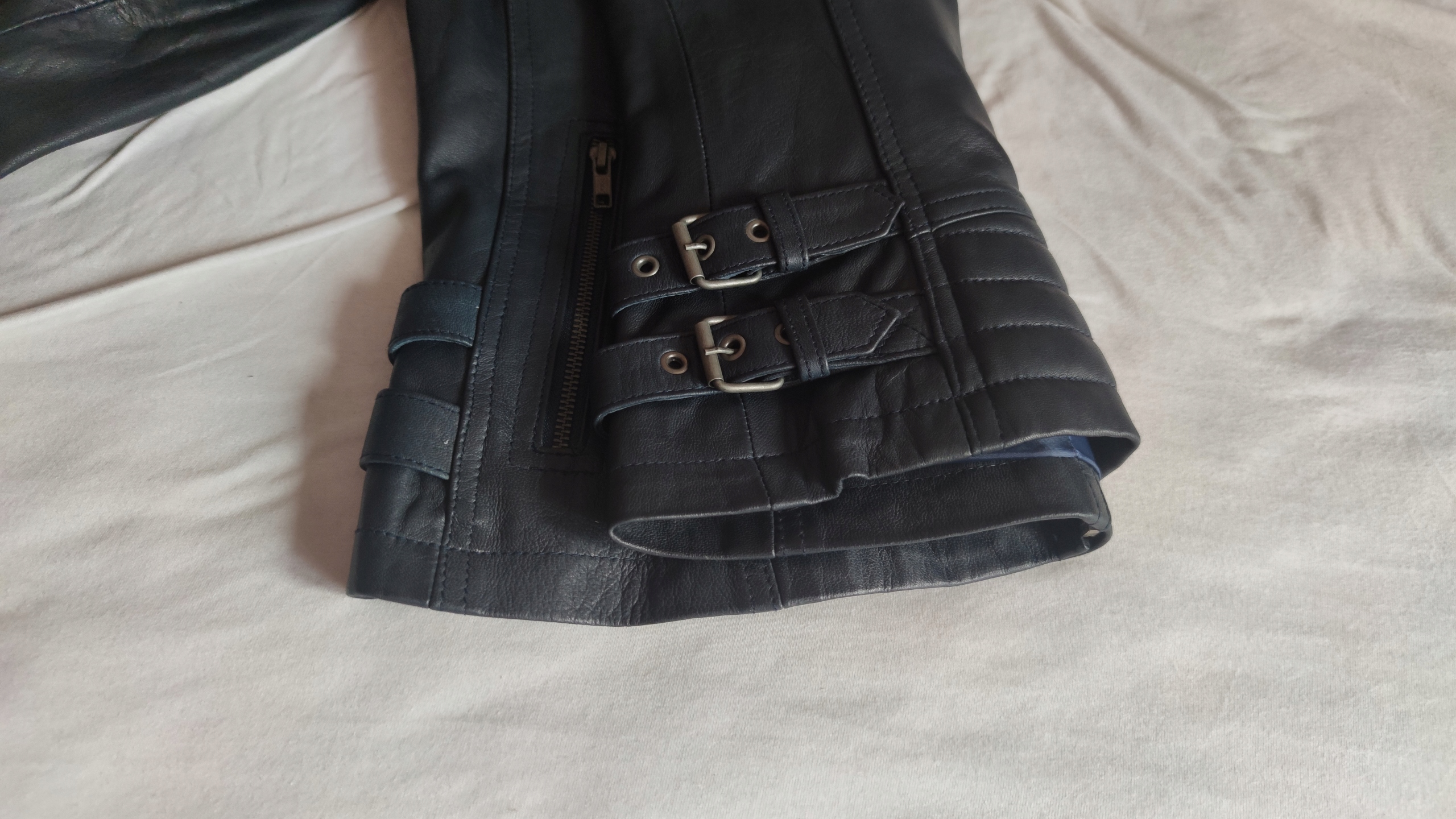 Kurtka ramoneska Urban Leather Fashion UR223 Rękaw długi rękaw