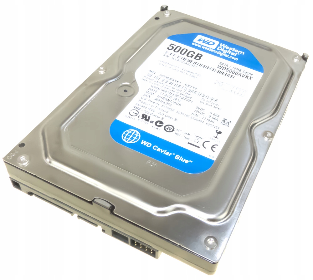 Western Digital WD5000AVKX-635FY0 500GB Sata III 7200RPM 3,5''
