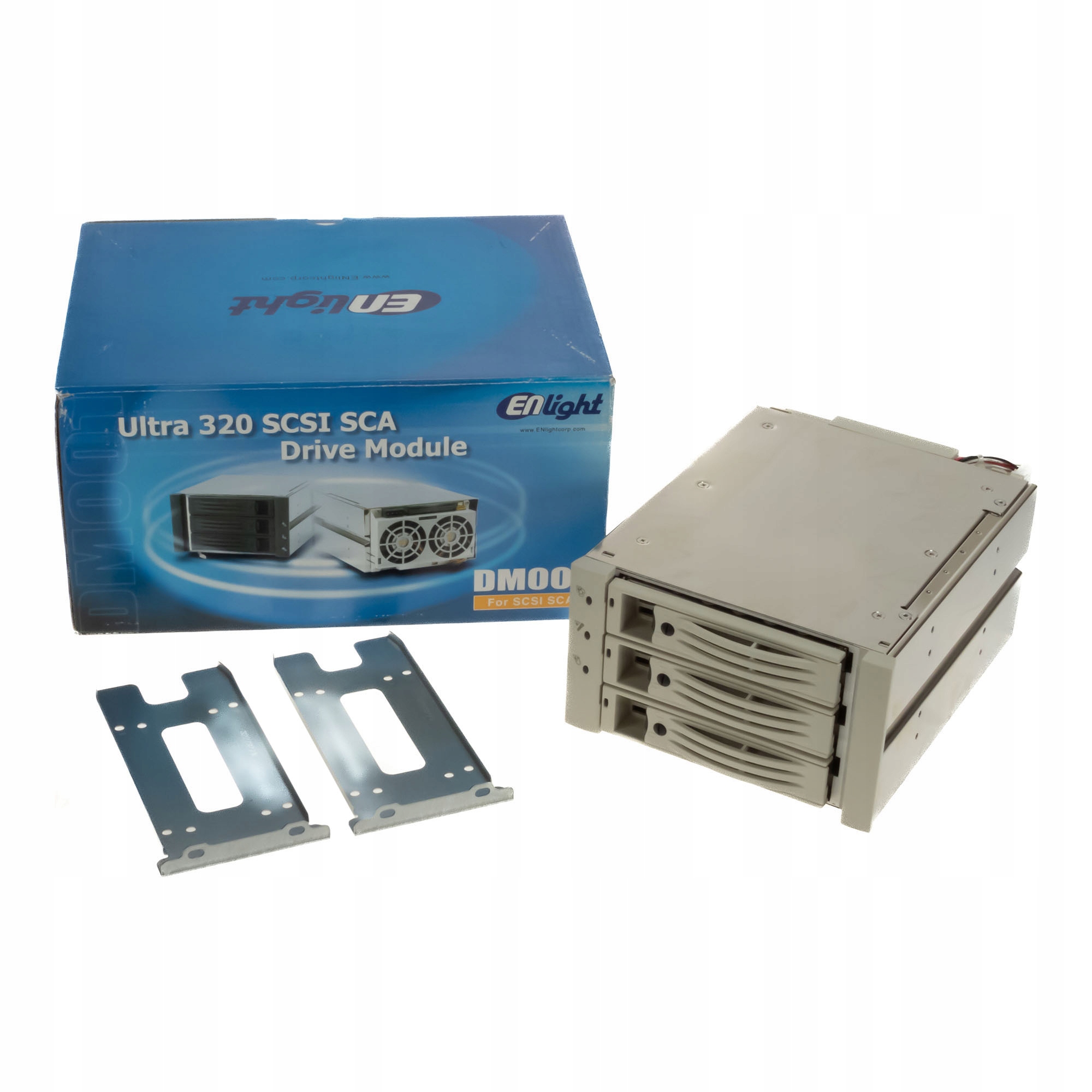 Enlight DM001 5.25" to 3x 3.5" Scsi Hard Drive Module