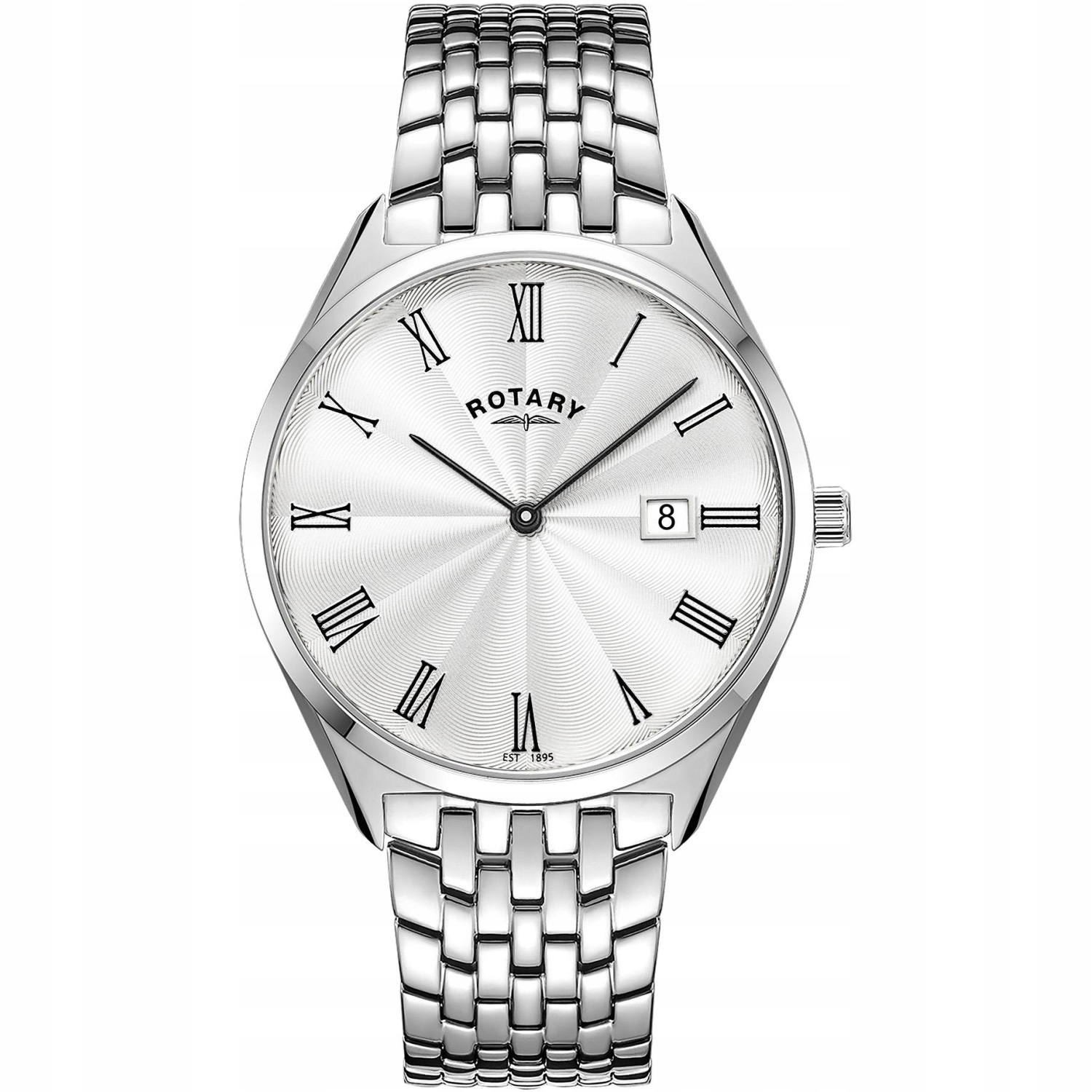 Pánské Hodinky Rotary GB08010/01 stříbrný náramek