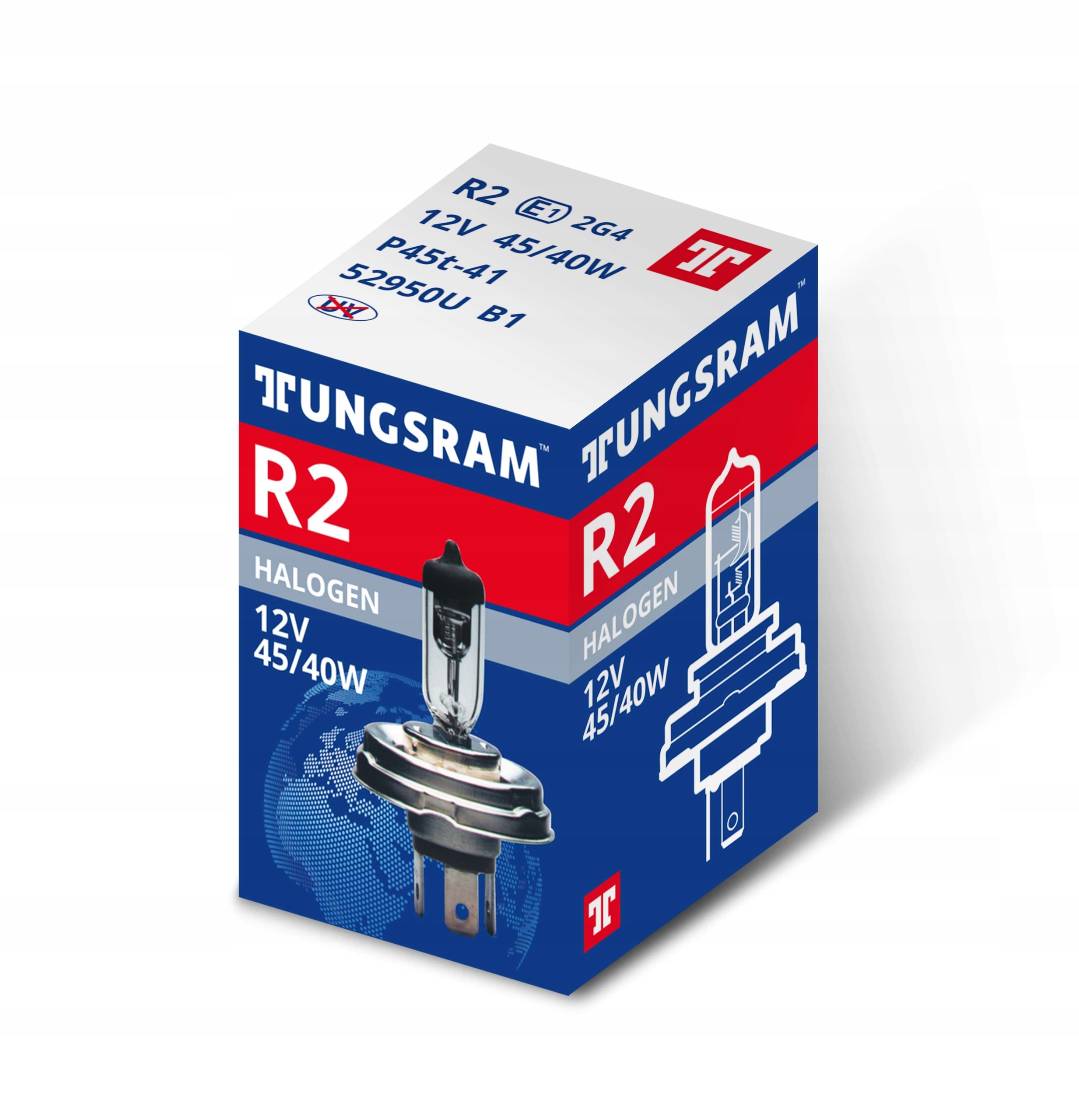 Tungsram R2 12V 45/40W P45t Original Range żarówka samochodowa 1szt Oe max!