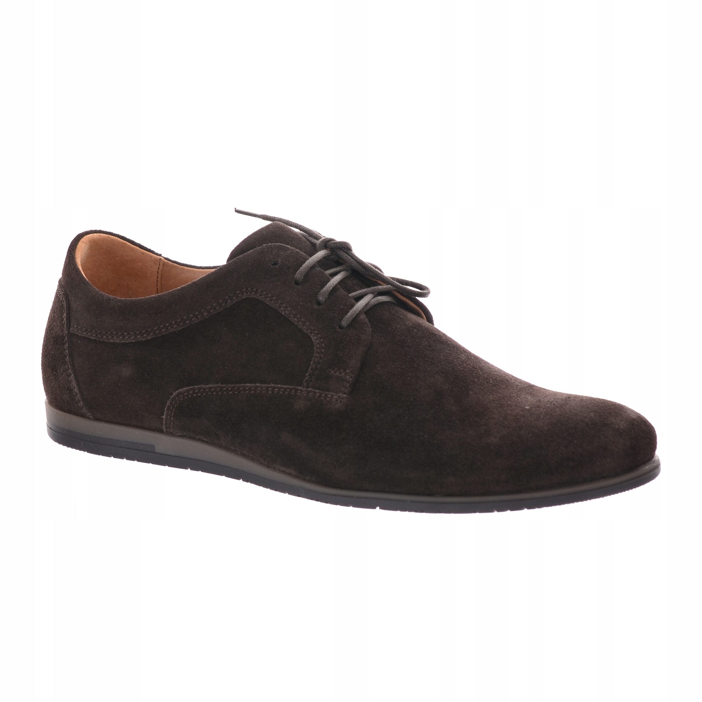 Ryłko Hnědé Pánské Kožené Polobotky 40