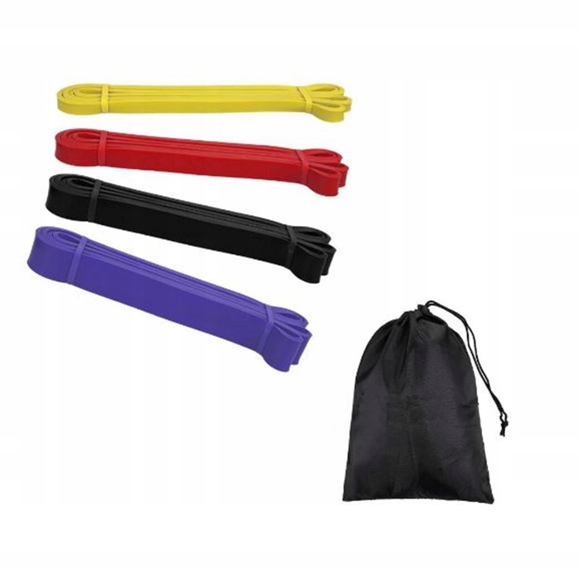 

Zestaw 4 Gumy Do Ćwiczeń Taśmy Oporowe Powerband