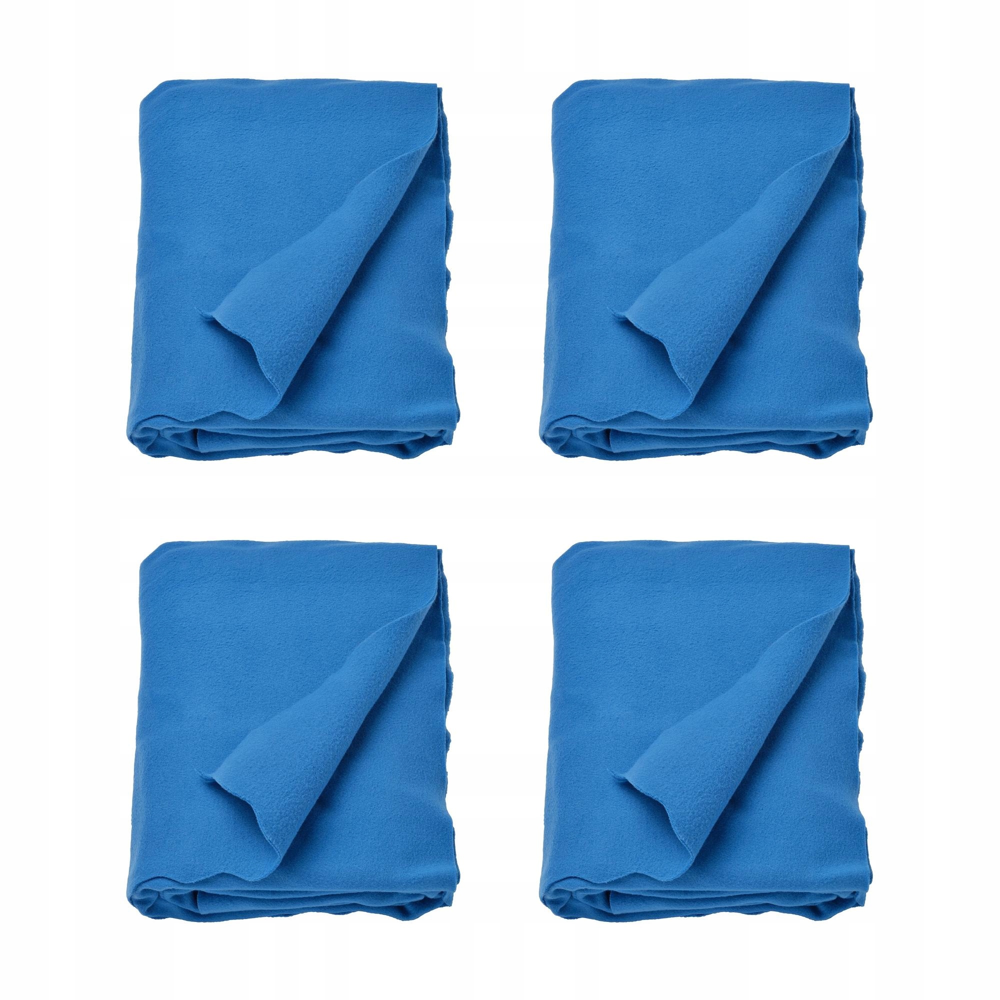 4 ks Daggkapor pléd zářivě modrý 130 x 170 cm