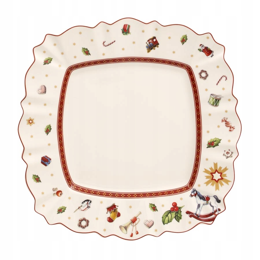 Čtyřhranný plochý talíř Toy's Delight od Villeroy & Boch