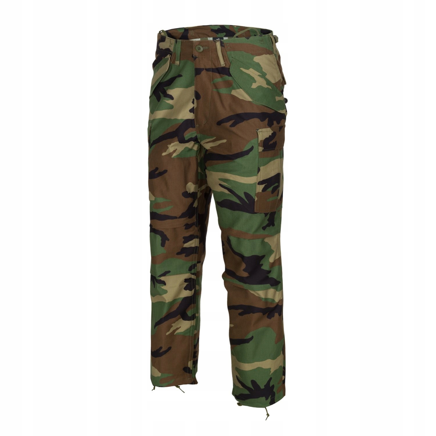 Kalhoty Helikon-tex M65 Nyco Sateen Us Woodland vel L Regular