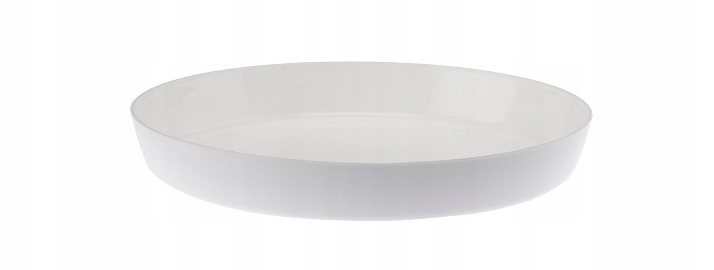 

Podstawka pod doniczkę Aga 15,5 cm biała połysk