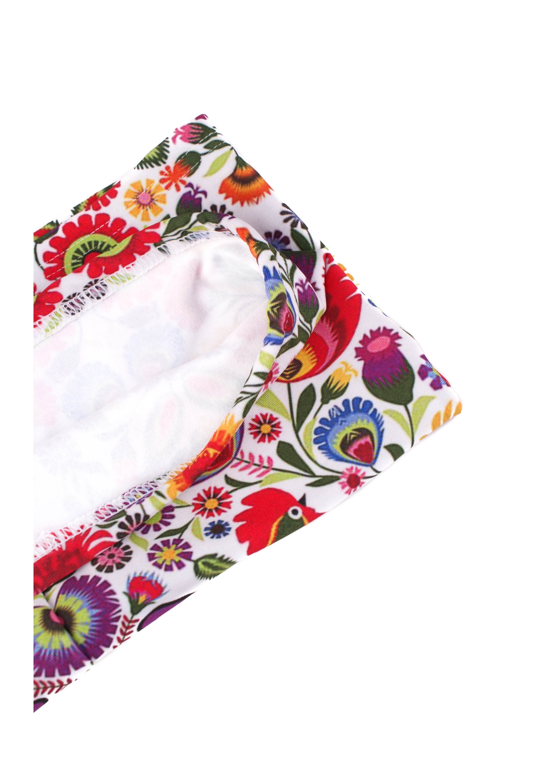 KOMIN OCHRONA ZIMNEM WIATREM ŁOWICKI FOLKOWY MODNY Długość 40 cm